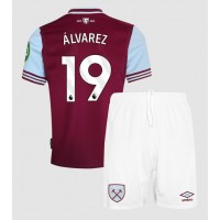 West Ham United Edson Alvarez #19 Hjemmebanesæt Børn 2024-25 Kortærmet (+ Korte bukser)